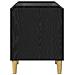 Mobile porta vinili Rovere Nero 121 x 38 x 48 cm - Foto miniatura 6
