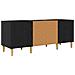 Mobile porta vinili Rovere Nero 121 x 38 x 48 cm - Foto miniatura 7