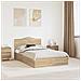 Letto con Contenitore con testiera Rovere Sonoma 135 x 190 cm - Foto miniatura 2