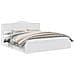 Letto con Contenitore Bianco 180 x 200 cm Legno multistrato - Foto miniatura 1