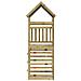 Torre da Gioco Marrone Legno Impregnato Solido - Foto miniatura 2