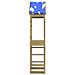Torre da Gioco Marrone Legno Impregnato Solido - Foto miniatura 3