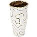 Vaso Adore In Ceramica Bianca Con Decori Oro - Foto miniatura 2