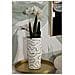 Vaso Adore In Ceramica Bianca Con Decori Oro - Foto miniatura 5