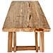 Consolle Girona In Teak Naturale Con Gambe A Cavalletto, 90×30×80 Cm - Foto miniatura 4