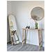 Consolle Girona In Teak Naturale Con Gambe A Cavalletto, 90×30×80 Cm - Foto miniatura 8