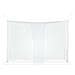 Zanzariera per letto 156 maglia 3 pcs Bianco Poliestere - Foto miniatura 6