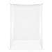 Zanzariera per letto 156 maglia 3 pcs Bianco Poliestere - Foto miniatura 7