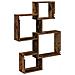 Mensole Cubo da Parete A parete Marrone 64 x 13,5 x 91,5 cm - Foto miniatura 5