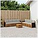 Set divani con cuscino 9 pcs Legno di Acacia Massello - Foto miniatura 2