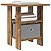 Comodino 2 pcs Legno vecchio 41 x 40 x 45 cm Legno multistrato - Foto miniatura 3