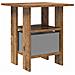 Comodino 2 pcs Legno vecchio 41 x 40 x 45 cm Legno multistrato - Foto miniatura 8