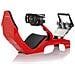 Sedile Guida per simulazione F1 Racing Seat colore Nero / Rosso per Xbox One / 360 / PS3 / PS4 / Wii U - Foto miniatura 4