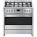 Cucina Elettrica A1-9 6 Fuochi a Gas Forno Elettrico Dimensione 90 x 60 cm Colore Acciaio Inox - Foto miniatura 7