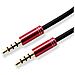ICSB-3535RE - Cavo Audio Stereo Jack 3.5 mm M / M 1,5m Rosso - Foto miniatura 1