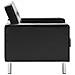 Poltrona Con Rivestimento In Similpelle 75x70x75 Cm Nero - Foto miniatura 5
