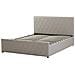 Letto In Similpelle Grigio Talpa Con Contenitore 140 X 200 Cm Rochefort - Foto miniatura 3