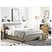 Letto In Similpelle Grigio Talpa Con Contenitore 140 X 200 Cm Rochefort - Foto miniatura 12