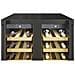 Cantinetta Vino HCCVB 60D / 1 Capacità 38 Bottiglie Classe G Colore Nero - Foto miniatura 7