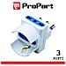Adattatore 3pos Bipasso / schuko Spina16a Polybag - Foto miniatura 1