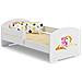 Luk 160x80 Letto Per Bambino Con Ringhiera + Materasso E Giroletto Princess With Unicorn - Foto miniatura 1