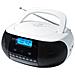 RADIO CD SUNSTECH CRUSM400WT WHITE - 2*1W RMS - CD / R / RW / MP3 / WMA - FM - USB / AUX-IN - PANTALLA LCD - Foto miniatura 1
