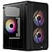 Case CS107V2 Mini Tower Micro-ATX / Mini-ITX 1 Porte USB 3.0 Colore Nero (Finestrato)  - Foto miniatura 7