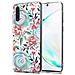 Custodia Compatibile Con Samsung Galaxy Note 10 Con Fiori Di Pesca - Coperchio Protettivo In Silicone Tpu Con Motivo Floreale - Foto miniatura 1