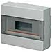 Centralino Da Parete Ip40 Portella Trasparente 12 Moduli Grigio - Ec60012 - Foto miniatura 1