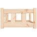 Cuccia Per Cani 65,5x50,5x28 Cm In Legno Massello Di Pino - Foto miniatura 3