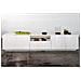 Mobile Porta Tv Jacopo, Credenza Bassa Da Soggiorno, Base Porta Tv, 100% Made In Italy, Cm 220x43h46, Bianco Lucido - Foto miniatura 4