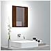 Mobile Bagno Specchio Led Rovere Marrone 40x12x45cm Multistrato - Foto miniatura 1