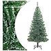 Albero Di Natale Artificiale Con Neve Fioccata Verde 210 Cm - Foto miniatura 1