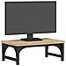 Supporto Per Monitor Rovere Sonoma 37x23x14cm Legno Multistrato - Foto miniatura 3
