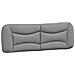 Cuscino Testiera Grigio Chiaro 160 cm in Tessuto - Foto miniatura 1