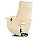 Poltrona Reclinabile In Pelle Sintetica Beige Prime - Foto miniatura 3