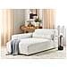 Chaise Longue Versione Destra Hellnar Bouclé Bianco Sporco - Foto miniatura 1