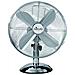 Ventilatore In Acciaio Cromato Da Tavolo 4 Pale Niklas Chrome - Foto miniatura 1