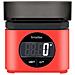 BA22 Nero, Rosso Superficie piana Rettangolo Bilancia da cucina elettronica - Foto miniatura 1