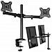 Supporto Girevole Per Due Monitor Da 12-27 Pollici Kg-1019 - Foto miniatura 1
