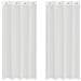 Tende In Voile Con Occhielli 2 Pz Bianco - Foto miniatura 2