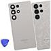 Vetro Posteriore Galaxy S25 Ultra Originale Service Pack, Grigio Chiaro - Foto miniatura 2