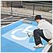 Stencil Riutilizzabile Con Simbolo Di Sedia A Rotelle Per Parcheggio Accessibile - Foto miniatura 5