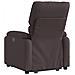Poltrona Alzapersona Massaggio Elettrica Marrone Scuro Tessuto - Foto miniatura 5