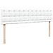 Struttura Letto Pouf con Materasso Bianco 180x200 cm Similpelle - Foto miniatura 9