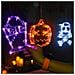 Luci Led Da Finestra Con Ventose Per Halloween Zucca Teschio Tomba 3 Pezzi - Foto miniatura 4