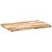Piano Tavolo Rettangolare 100x50x4cm Legno Massello di Acacia - Foto miniatura 6