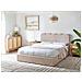 Letto Contenitore Bouclé Nanterre 160 X 200 Cm Beige - Foto miniatura 1