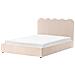 Letto Contenitore Bouclé Nanterre 160 X 200 Cm Beige - Foto miniatura 5