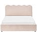 Letto Contenitore Bouclé Nanterre 160 X 200 Cm Beige - Foto miniatura 6